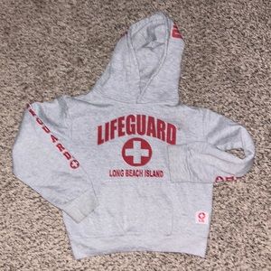 Unisex Size small (7/8) Lifegaurd Hoodie - Long Beach Island LBI, NJ